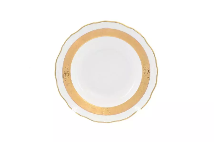 Набор тарелок глубоких Carlsbad Мария Луиза матовая полоса 23 см(6 шт)